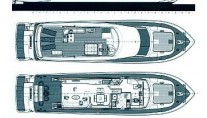 Motor yacht Anassa -  Layout